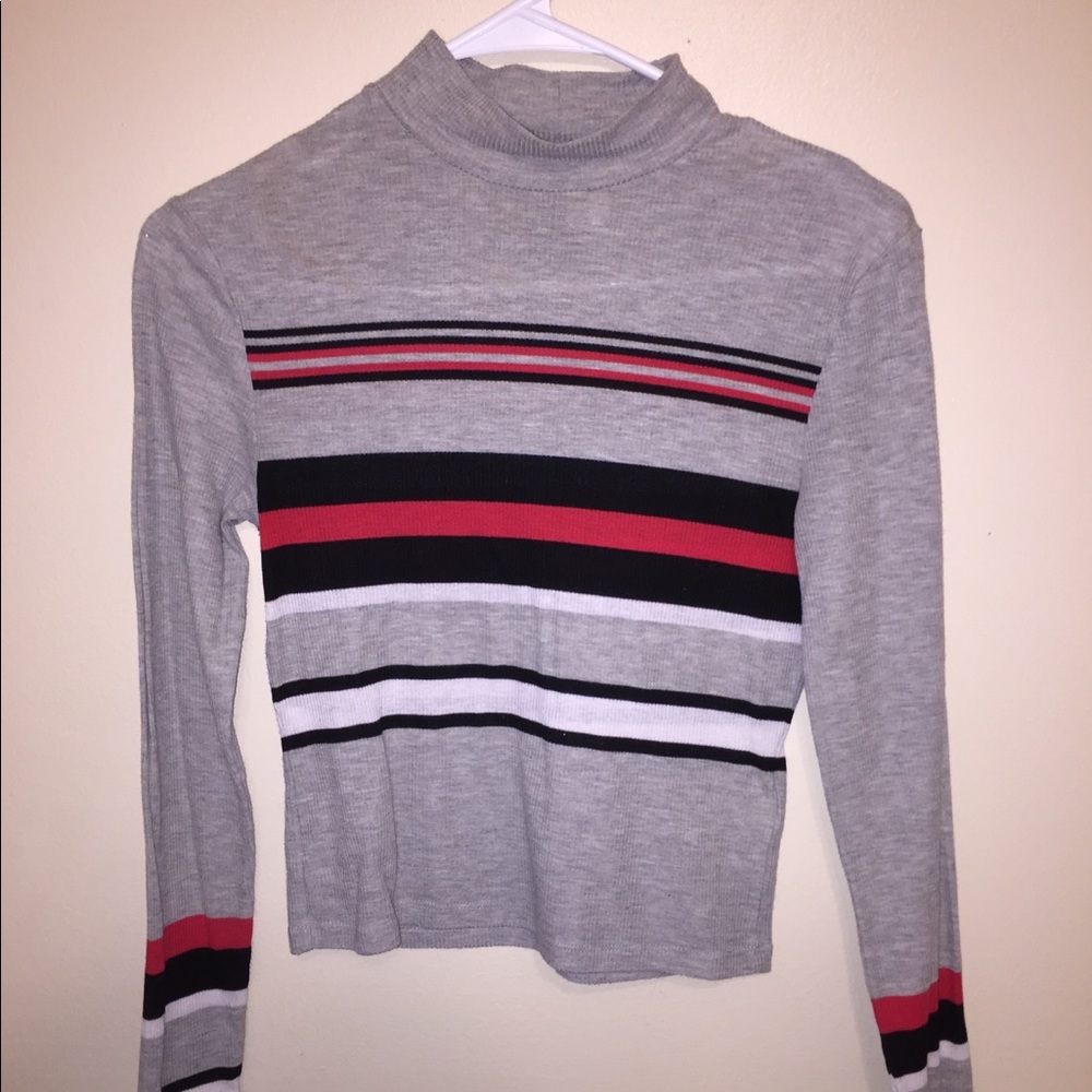 Striped crop top
